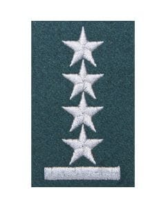 Військове звання на берет Війська Польського (зелений / вишивка) – капітан