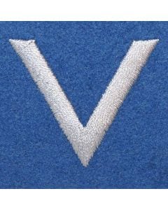 Stopień na beret WP (niebieski / haft) - sierżant