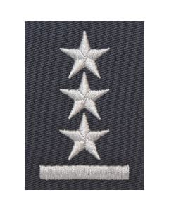 Stopień do furażerki galowej Sił Powietrznych w kolorze stalowym - porucznik