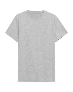 Koszulka T-Shirt 4F TTSHM536 - chłodny jasny szary melanż
