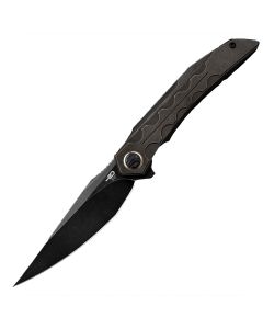 Nóż składany Bestech Knives Samari Black Blade - Black