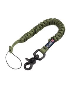 Smycz taktyczna Cetacea Tactical Trigger Snap Covered Mini Coil Tether - Olive Drab