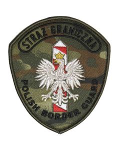 Emblemat naramienny Straży Granicznej "Polish Border Guard" 