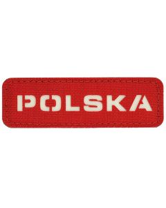 Naszywka ażurowa M-Tac Polska Laser Cut - Red/White