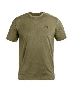 Koszulka termoaktywna Under Armour UA Tech Vent Short Sleeve - Marine OD Green/Black