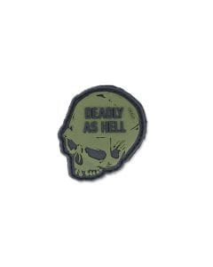 Нашивка 101 Inc. 3D Deadly As Hell - Зелений OD