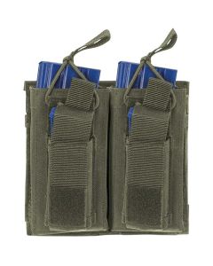 Підсумок Voodoo Tactical Peacekeeper Dual Mag на 2 магазини для пістолетів/гвинтівок - Olive Drab