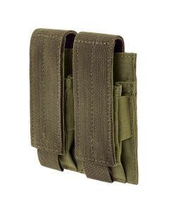 Ładownica Voodoo Tactical Pistol Mag Double na 2 magazynki pistoletowe - Olive Drab