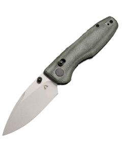 Nóż składany CMB Predator 14C28N - Green/Silver Blade