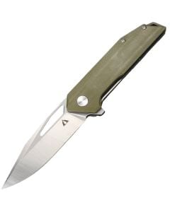 Nóż składany CMB Lurker D2 - Green - Green/Satin Blade