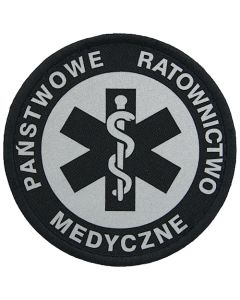 Emblemat odblaskowy velcro Sortmund Państwowe Ratownictwo Medyczne