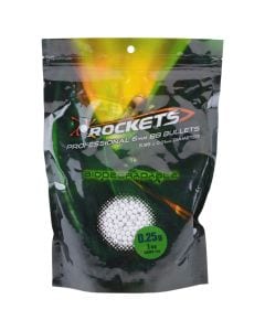 Kulki ASG Rockets Professional BIO 0,25g - 1kg - Białe 