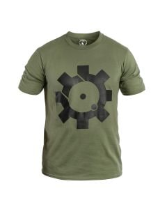 Koszulka T-shirt Kałdun AR15 Bolt Face - Zielona/Czarna