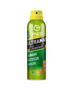 Spray Vaco UltraMax na komary, kleszcze i meszki DEET 30% 170 ml