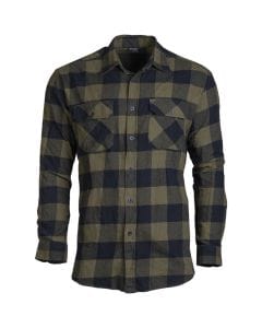 Koszula Mil-Tec Flannel Shirt Light - Black/Olive D/R
