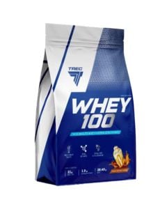 Odżywka białkowa Trec Whey 100 700 g Masło orzechowe - suplement diety
