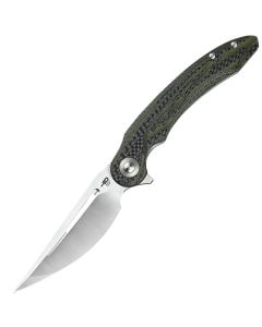 Nóż składany Bestech Knives Irida Carbon Fiber/G10 - Green