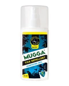 Repelent na kleszcze i komary Mugga spray 20% Ikarydyna 75 ml