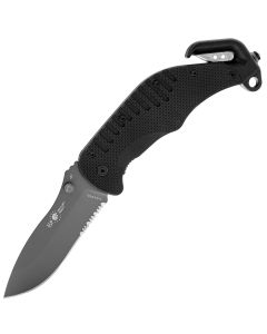 Nóż składany ratowniczy ESP RK-01-S Rescue Knife - Black