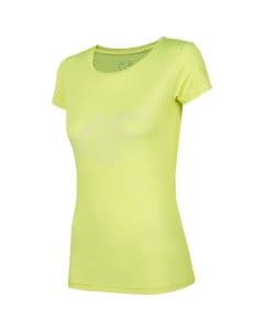 Koszulka funkcyjna damska 4F TSDF004 - soczysta zieleń neon