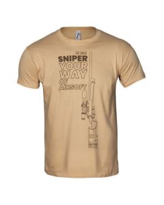 Koszulka T-shirt Specna Arms "Your Way Of Airsoft" 03 - Tan