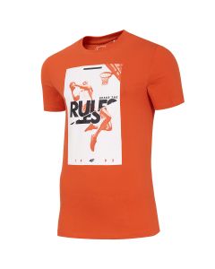 Koszulka T-shirt 4F TSM029 - pomarańczowy