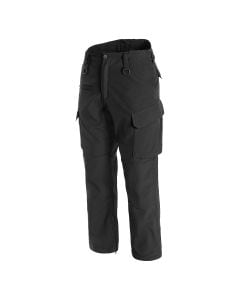 Spodnie ocieplane Mil-Tec Softshell Explorer Black - wodoodporne
