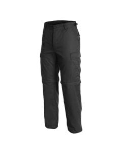Spodnie trekkingowe 2w1 Mil-Tec BDU Zip-Off - Black
