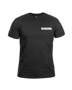 Koszulka T-shirt "Ochrona" - czarna