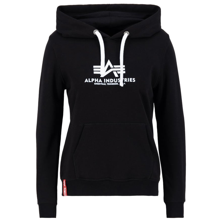 Alpha Industries Damen New Basic Hoody - Kapuzenpullover Mit Tonalem Logo, Regular Fit