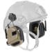 Активні протишумні навушники Earmor M31H для шоломів FAST MT - Coyote Tan