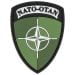 Naszywka PVC GFC Tactical Tarcza Nato - Zielony