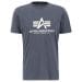 Koszulka T-shirt Alpha Industries Basic - Grey/Black
