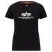 Футболка T-Shirt жіноча Alpha Industries New Basic - Black