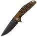 Nóż składany Womsi Falke S90V G10 - Brown/Black