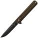 Nóż składany Womsi Wolf S90V G10 - Brown/Black