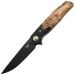 Nóż składany Bestech Knives Ascot - Wood/Black Blade