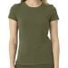 Koszulka T-Shirt damska Helikon z bawełny organicznej Slim - Olive Green