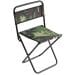 Krzesło turystyczne składane Mikado 004 z oparciem - Camouflage