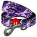 Smycz dla psa WauDog 25 mm - Purple Camo