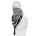 Arafatka chusta ochronna Brandit Black/White