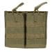 Podwójna ładownica Voodoo Tactical Double Open Top Mag Pouch na magazynki M4 / M16 - Coyote