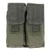 Podwójna ładownica Voodoo Tactical Double Mag Pouch na magazynki M4 / M16 - Olive Drab