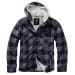 Куртка Brandit Lumberjacket Hooded Black/Grey