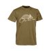 Koszulka T-shirt Helikon "Szkielet kameleona" - Coyote