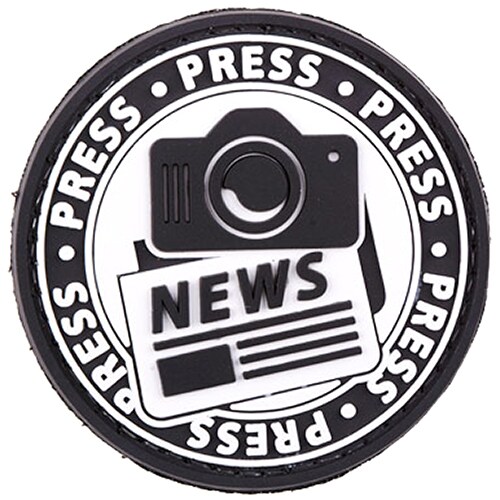 Naszywka 3D GFC Tactical - News Press Camera - sklep Militaria.pl