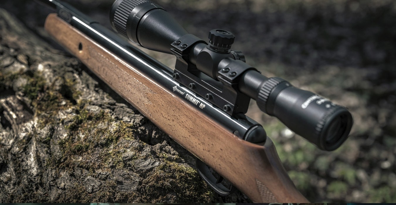 How do you mount a scope to a air rifle and position it correctly?